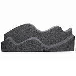 Дизайнерский модульный диван волнистой формы с цветным принтом Poltronova Superonda Sofa варинант исполнения - 15 | Loft Concept в Липецке