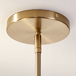 Люстра круглая с 2-мя металлическими абажурами Andromeda варинант исполнения - 5 | Loft Concept в Липецке