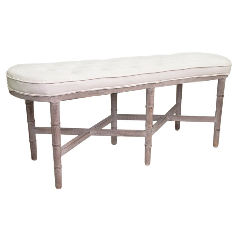 Банкетка Tufted Long Chateau Bench ivory ivory ( слоновая кость ) Банкетка Tufted Long Chateau Bench ivory ivory ( слоновая кость ) в Липецке | Loft Concept