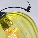 Подвесной светильник со стеклянном плафоном в форме бокала Kaleido варинант исполнения - 28 | Loft Concept в Липецке