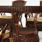 Комплект обеденный из ротанга Eloise grand варинант исполнения - 13 | Loft Concept в Липецке