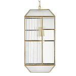 Подвесной светильник с рельефным стеклом Embossed Glass варинант исполнения - 3 | Loft Concept в Липецке