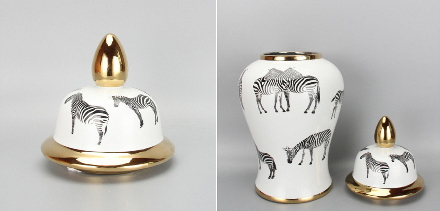 Ваза White Vase Zebra Ваза White Vase Zebra - Loft-Concept в Липецке