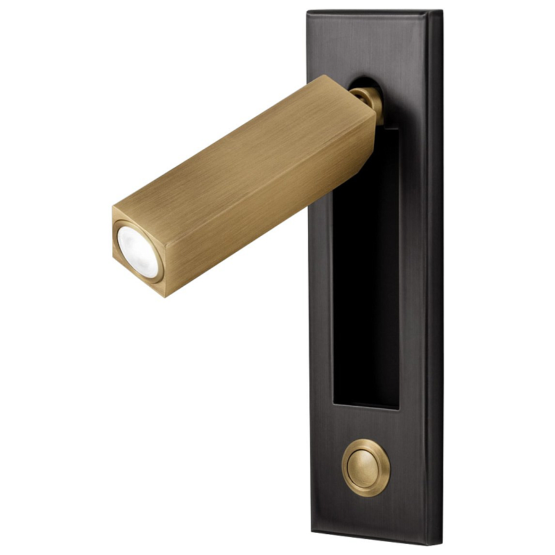Бра Chelsom WALL LED DOCK BRASS Латунь Черный Бра Chelsom WALL LED DOCK BRASS Латунь Черный в Липецке | Loft Concept