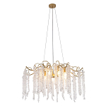 Люстра c подвесками из прозрачного хрусталя Диаметр 85 см FAIRYTREE Light варинант исполнения - 1 | Loft Concept в Липецке