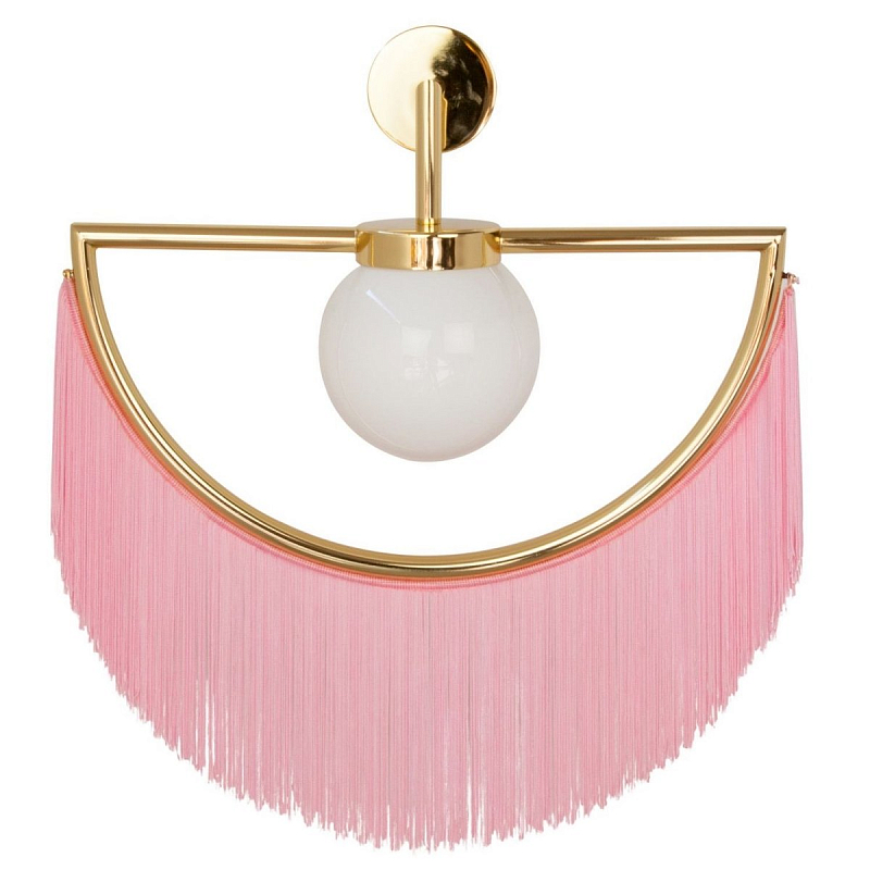 Бра Houtique Masquespacio Wall Lamp Розовый (Rose) Глянцевое золото Белый в Липецке | Loft Concept 