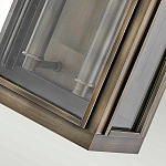 Настенный фонарь прямоугольной формы цвета состаренная латунь с двумя лампами Hinkley варинант исполнения - 3 | Loft Concept в Липецке