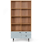 Широкий стеллаж с принтом Elise Rack варинант исполнения - 14 | Loft Concept в Липецке