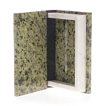 Шкатулка в виде книги из натурального камня змеевик Stone Casket варинант исполнения - 3 | Loft Concept в Липецке