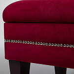 Мягкая банкетка с зоной для хранения Casket Red варинант исполнения - 4 | Loft Concept в Липецке