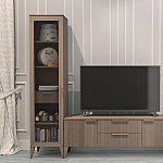 Витрина левая 1-дверная с ящиком и 5-ю полками Harper Line варинант исполнения - 3 | Loft Concept в Липецке