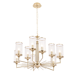 Люстра с 9-ю цилиндрическими стеклянными плафонами Jeanette варинант исполнения - 2 | Loft Concept в Липецке