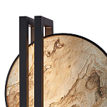 Бра из двух каменных дисков в металлической раме Constellation варинант исполнения - 2 | Loft Concept в Липецке