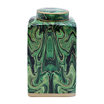 Ваза с малахитовым узором MALACHITE варинант исполнения - 1 | Loft Concept в Липецке