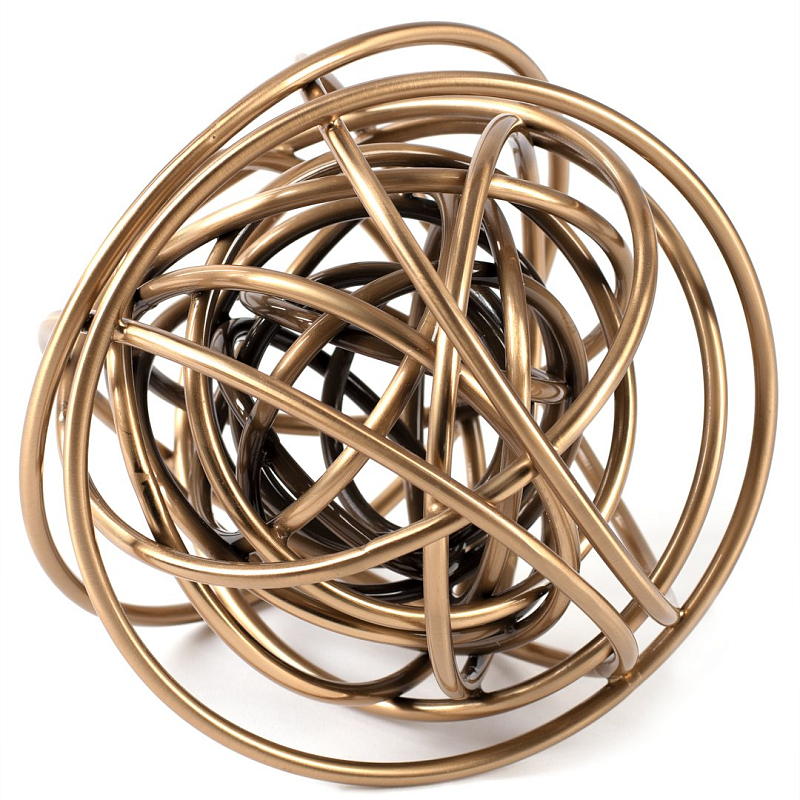 Аксессуар Knot Sculpture Серебряный Золотой Аксессуар Knot Sculpture Серебряный Золотой в Липецке | Loft Concept