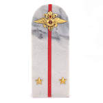 Сувенир Погон МВД из натурального камня мрамор Souvenir Epaulets варинант исполнения - 1 | Loft Concept в Липецке