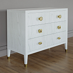 Бельевой Комод с 4 ящиками Elsa Dreams White варинант исполнения - 1 | Loft Concept в Липецке