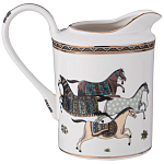 Чайный сервиз из фарфора с изображением лошадей на 6 персон 15 предметов Porcelain Horse Set  варинант исполнения - 5 | Loft Concept в Липецке