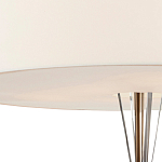 Люстра круглая с белым тканевым абажуром  White Light Diffuser варинант исполнения - 2 | Loft Concept в Липецке