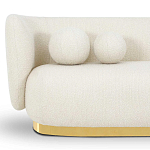 Диван с обивкой букле Ambrose Soft Boucle Sofa варинант исполнения - 4 | Loft Concept в Липецке
