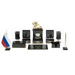 Настольный письменный набор из нефрита в подарочной коробке Victorious варинант исполнения - 1 | Loft Concept в Липецке