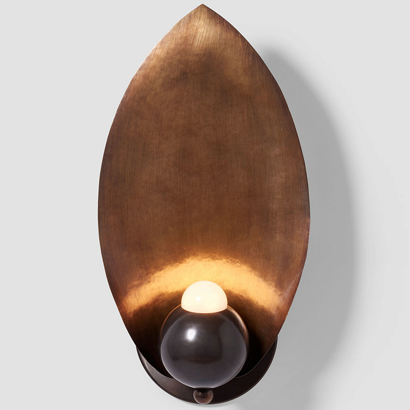 Бра LAVRA Wall Lamp Mocha Латунь Мокко Бра LAVRA Wall Lamp Mocha Латунь Мокко в Липецке | Loft Concept