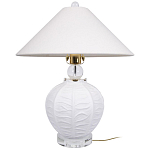 Настольная лампа керамическая с абажуром Valencia варинант исполнения - 1 | Loft Concept в Липецке