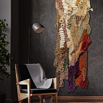 Тканый вручную абстрактный гобелен Коралловый риф Coral reef варинант исполнения - 1 | Loft Concept в Липецке