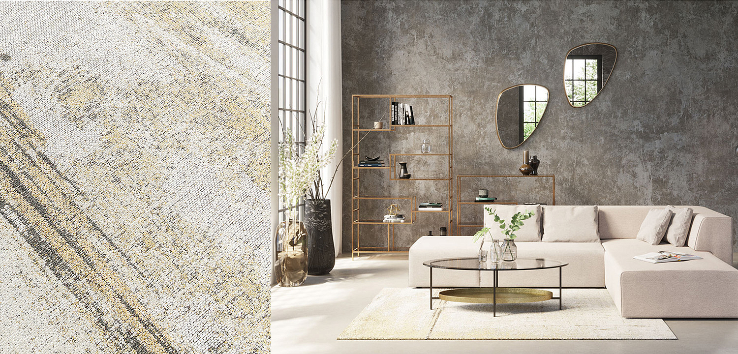 Ковер Abstraction beige Ковер Abstraction beige - Loft-Concept в Липецке