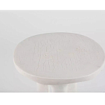 Дизайнерский журнальный стол белый на 3-х ножках в виде ступней African table варинант исполнения - 2 | Loft Concept в Липецке