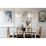 Люстра с подвесными рифлеными стеклянными трубками Nembus варинант исполнения - 23 | Loft Concept в Липецке