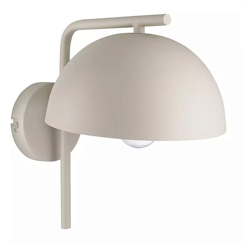 Бра бежевое с полукруглым плафоном Beige Wall Lamp Бежевый Бра бежевое с полукруглым плафоном Beige Wall Lamp Бежевый в Липецке | Loft Concept
