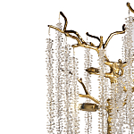 Лампа настольная со стеклянными подвесами цвет золото FAIRYTREE Light варинант исполнения - 2 | Loft Concept в Липецке