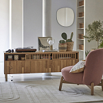 Кресло на деревянных ножках Olguin Pink Chair варинант исполнения - 5 | Loft Concept в Липецке