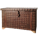 Большой Этнический сундук с металлическим декором  варинант исполнения - 3 | Loft Concept в Липецке