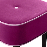 Квадратный мягкий пуф на черных ножках Winton Pouf Square варинант исполнения - 18 | Loft Concept в Липецке