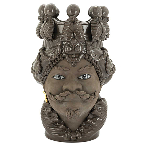 Ваза VASE MORO BIG MAN BLACK MUD