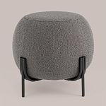 Пуф в ткани букле темно-серого цвета Pikelet варинант исполнения - 2 | Loft Concept в Липецке