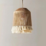 Люстра круглая плетеная с кисточками Small Solar Glow варинант исполнения - 3 | Loft Concept в Липецке