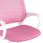 Офисное кресло с основанием из белого пластика Desk chairs Pink варинант исполнения - 6 | Loft Concept в Липецке