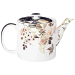 Чайный сервиз из фарфора с цветочным принтом на 6 персон 14 предметов Garden Whisper Porcelain Set  варинант исполнения - 1 | Loft Concept в Липецке