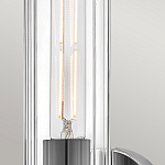 Бра для ванных комнат с прозрачным цилиндрическим плафоном на круглом основании Hinkley варинант исполнения - 10 | Loft Concept в Липецке