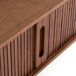 ТВ-тумба с двумя раздвижными дверцами Toinette Brown TV Stand варинант исполнения - 5 | Loft Concept в Липецке