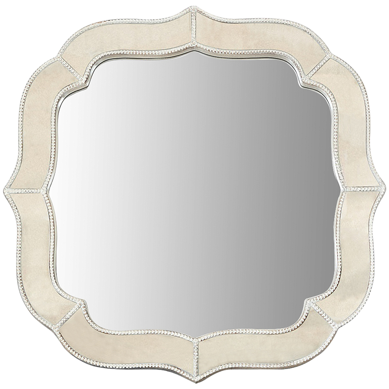 Настенное зеркало в зеркальной раме Tasse Mirror Зеркало Бежевый Настенное зеркало в зеркальной раме Tasse Mirror Зеркало Бежевый в Липецке | Loft Concept