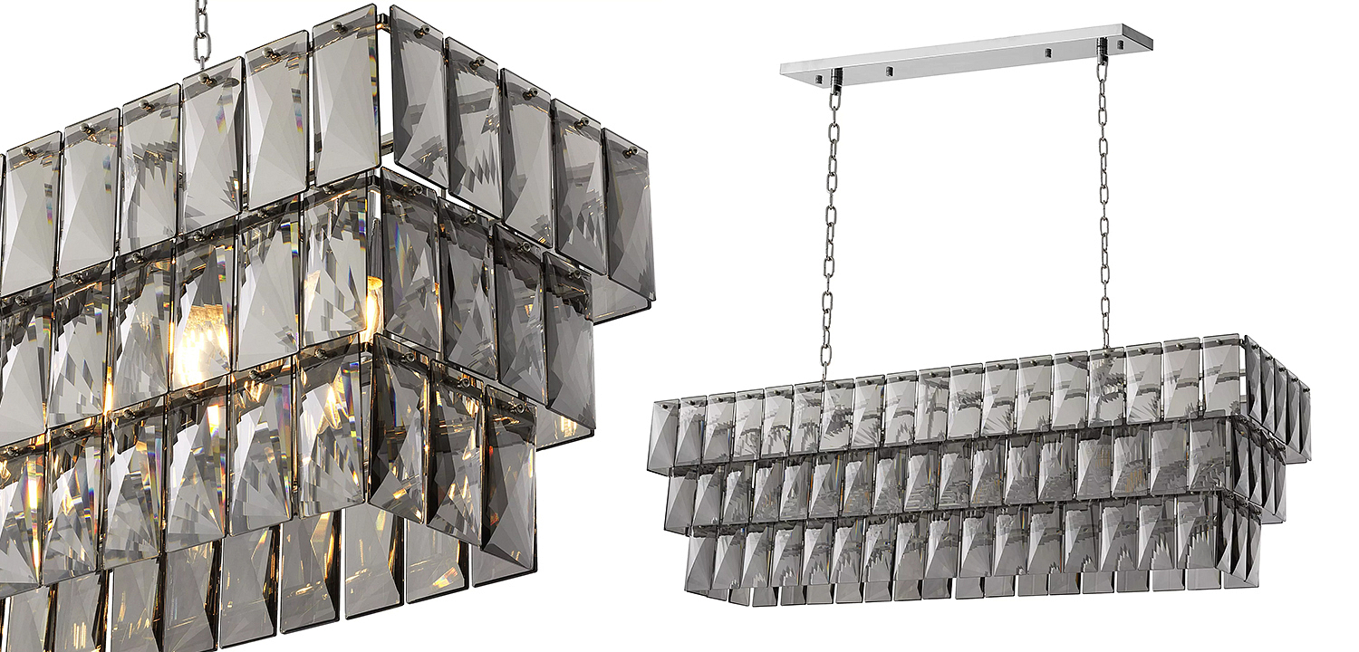 Люстра Eichholtz Chandelier Amazone Rectangular Nickel Люстра Eichholtz Chandelier Amazone Rectangular Nickel - Loft-Concept в Липецке