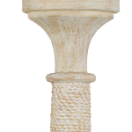 Люстра из дерева в форме подсвечника Coastal Aesthetics варинант исполнения - 2 | Loft Concept в Липецке