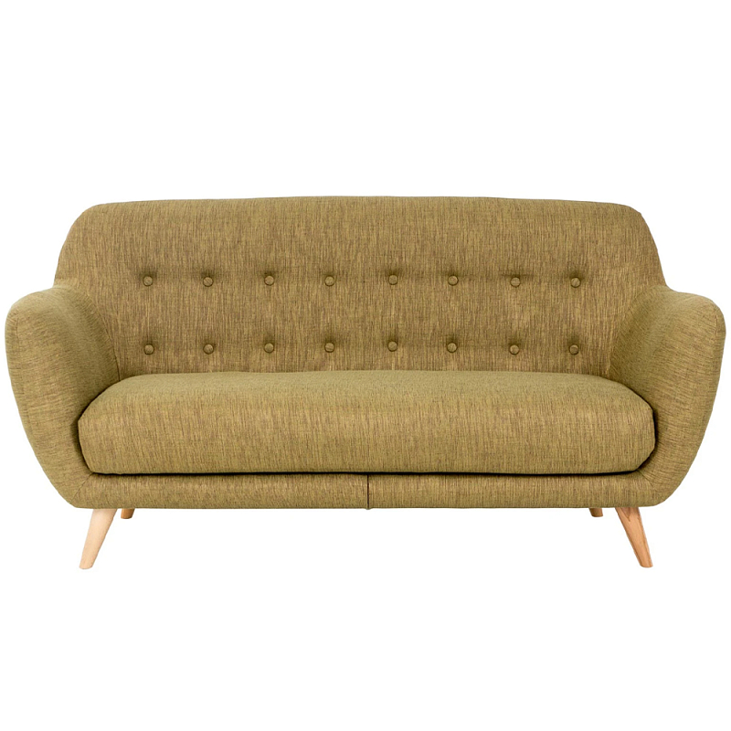 Диван двухместный Palmer Sofa Зеленый Розовый Синий Бежевый Коричневый Диван двухместный Palmer Sofa Зеленый Розовый Синий Бежевый Коричневый в Липецке | Loft Concept
