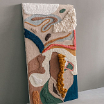 Тканый вручную текстильный гобелен Orchid варинант исполнения - 2 | Loft Concept в Липецке