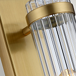 Бра вертикальное с рифленым стеклянным плафоном и прямоугольным основанием Quintiesse варинант исполнения - 4 | Loft Concept в Липецке