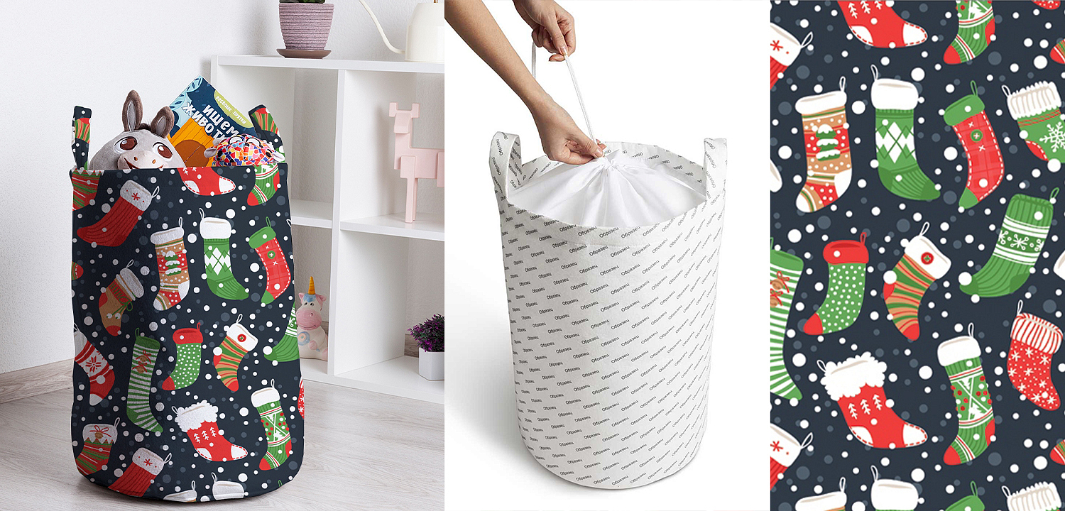 Корзина Christmas stockings Basket Корзина Christmas stockings Basket - Loft-Concept в Липецке